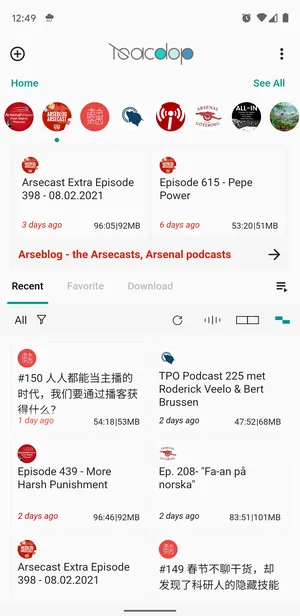 Tsacdop  Podcast Player